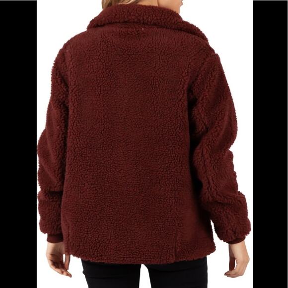 Rip Curl  Lumber Jacket Faux Shearling Fleece Size Large NEW - Picture 7 of 11